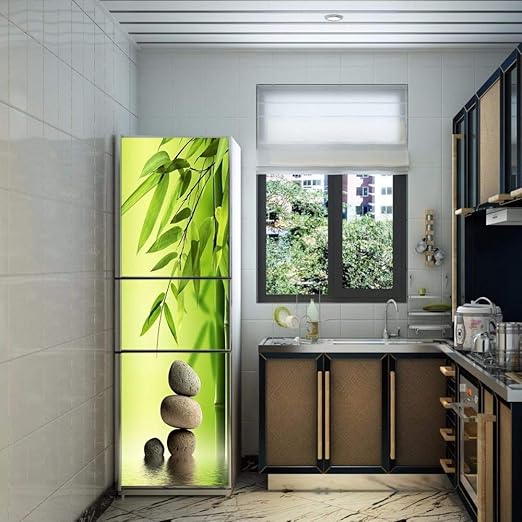 BOBOLAN Pegatina Nevera Piedra Autoadhesivo Bricolaje 3D ...