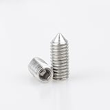 YSDMY 305Pcs Grub Screws Set M3/M4/M5 Stainless Cone Point Hex Key Included view 5
