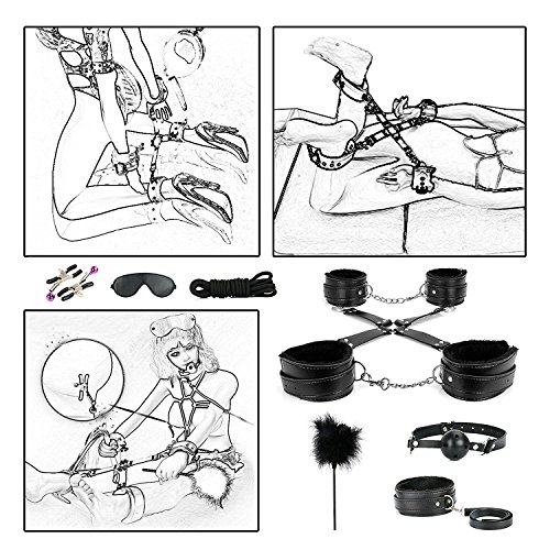 Red spring Under Bed Kit for Sports with Couple in Black 10pcs - Thumbnail 2