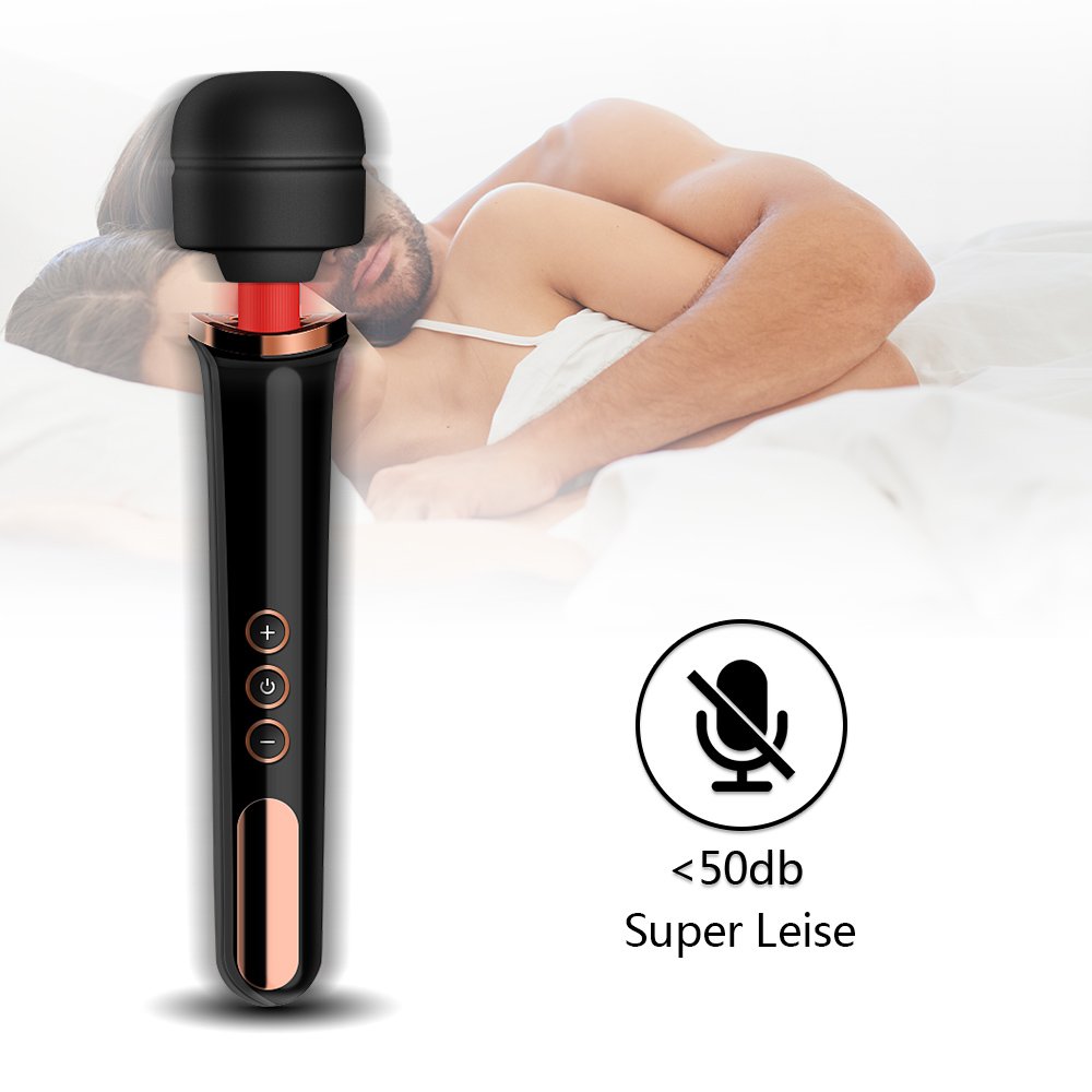 MEROURII Magic Wand VibratorenHandstock Massagestab Handmassagegerät Damenmassagestab für Nackenschulterarm und Bein