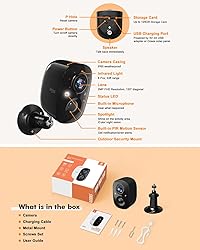 Dzees Security Camera Outdoor Wireless - Upgrade 2K