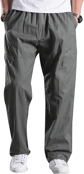 stretch waist cargo pants