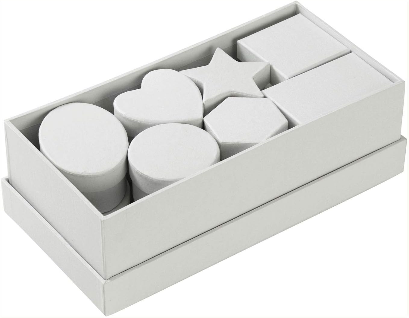 Folia 31500 - Cajas de 15 cajas de cartón con formas color blanco [Importado de Alemania] , color/modelo surtido: Amazon.es: Juguetes y juegos