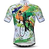 Hotlion Summer Cycling Jersey Men Mountain Bike Jersey Quick Dry Bicycle Shirt Short Sleeve Cycling Clothing