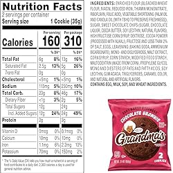 Grandma's Cookies, Chocolate Brownie, 2.5 Ounce