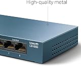 TP-Link LS108G 8 Port Gigabit Switch Metal Case Silent Power Saving view 4