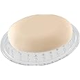 iDesign Plastic Soap Saver, Holder Tray for Bathroom Counter, Shower, Kitchen, 0.5" x 2.25" x 3.25", Set of 2, Clear