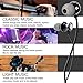 In Ear Earbuds Earphones, Case Bass Stereo Wired Headphones with Microphone, Metal Noise Isolating Lightweight Earphone For iPhone iPad iPod Android Smartphones Tablets Laptop Computer MP3/4 - Black