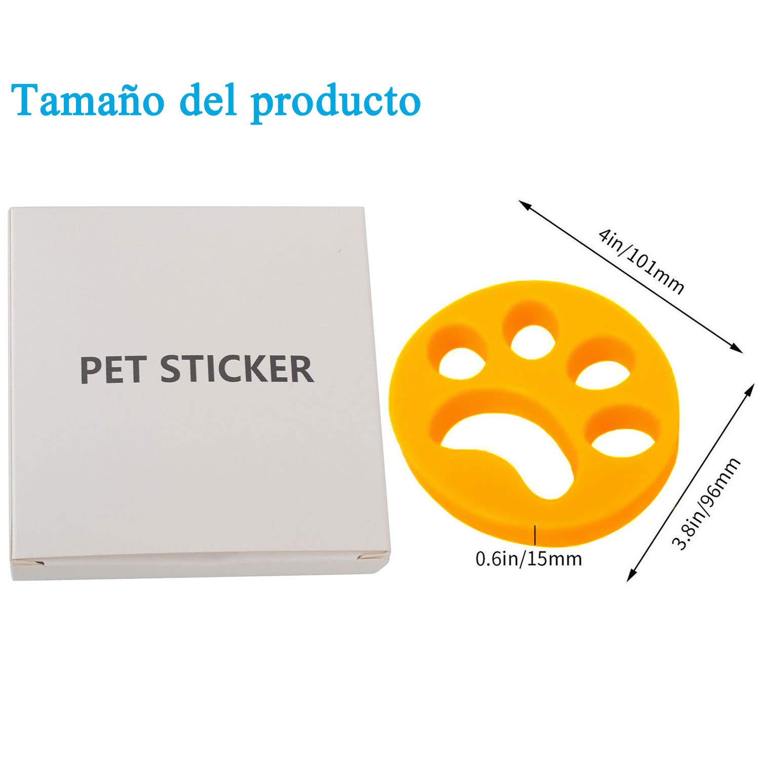 2pcs Depiladora para Mascotas para Lavar la Ropa Reutilizables No