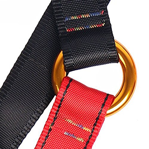 Flowersea Full Body Climbing Harness Kids,Flower Sea9 Climbing Harness Safe Belts Guide Harness Mountaineering Outward Band Expanding Training Caving Rock Climbing Rappelling Equip (S(4-10years))