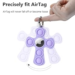 NOVAKE Compatible with AirTag Case Keychain Air Tag