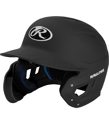 Casque De Frappe Baseball Rawlings RX2 Série Neuf - Tailles 6 7/8 à 7 5/8, Noir