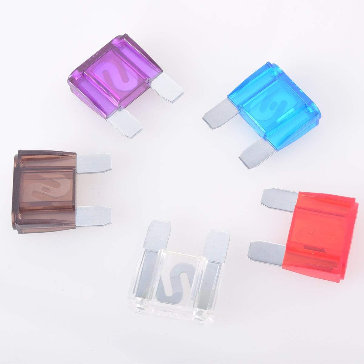 Amazon 大きいサイズ 車 Maxiヒューズ ブレード 平型ヒューズ セット 5個入り 100a 80a 70a 60a 50a フューズ 交換 ボックス ヒューズホルダー ボックス 車 バイク