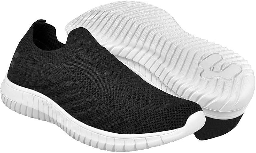 Tenis casual negro mujer Clearance