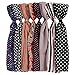 Sea Team Twist Bow Wired Headbands Scarf Wrap Hair Accessory Hairband (8 Packs)