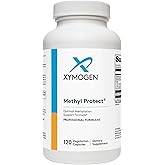 XYMOGEN Methyl Protect - Optimal Methylation Formula with Methyl Folate, Vitamin B12 (Methylcobalamin b12), Riboflavin + B6 Vitamins - Cognitive, Homocysteine + Heart Health Supplements (120 Capsules)