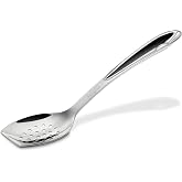 All-Clad Stainless Steel 9.5-inch Slotted Spoon, Kitchen Tools | Professional Stainless Steel Tools, Ergonomic handle,e, Ideal for both Cooking and Serving, Heat safe up to 600F