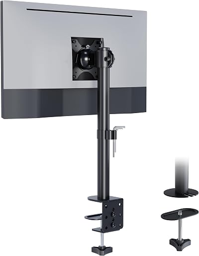 BONTEC Single Monitor Arm 13-34 inch Adjustable VESA 100x100kg 10