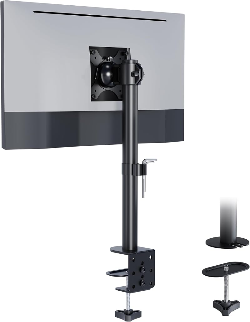 BONTEC Single Monitor Arm 13-34 inch Adjustable VESA 100x100kg 10