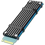 GLOTRENDS M.2 Heatsink for 2280 M.2 SSD, Fit for PC/PS5/PS5 Slim Installation, 22x70x3mm Aluminum Body, Including Thermal Pad