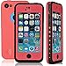 iPhone 5C WaterProof Case, iPhone 5C Case, Zoumba Waterproof Phone Case Cover For Apple iPhone 5C Shock-Absorbing Bumper Dirtproof SnowProof - Pink