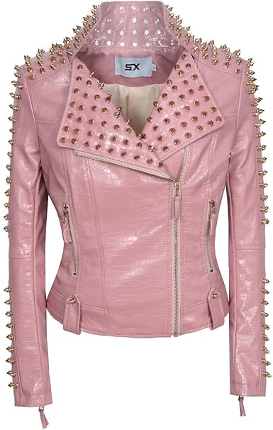 jaqueta feminina sintetica preta