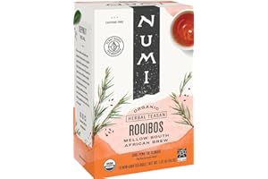 Numi Organic Rooibos Tea, 18 Herbal Tea Bags