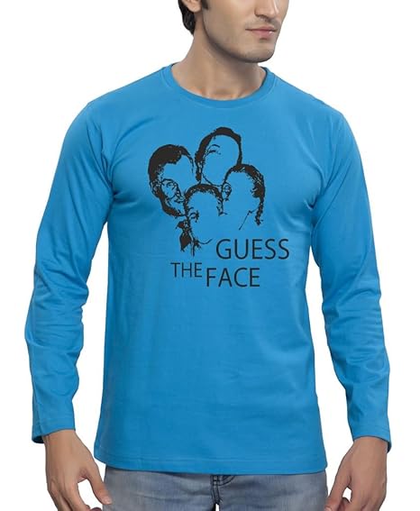 royal blue guess shirt