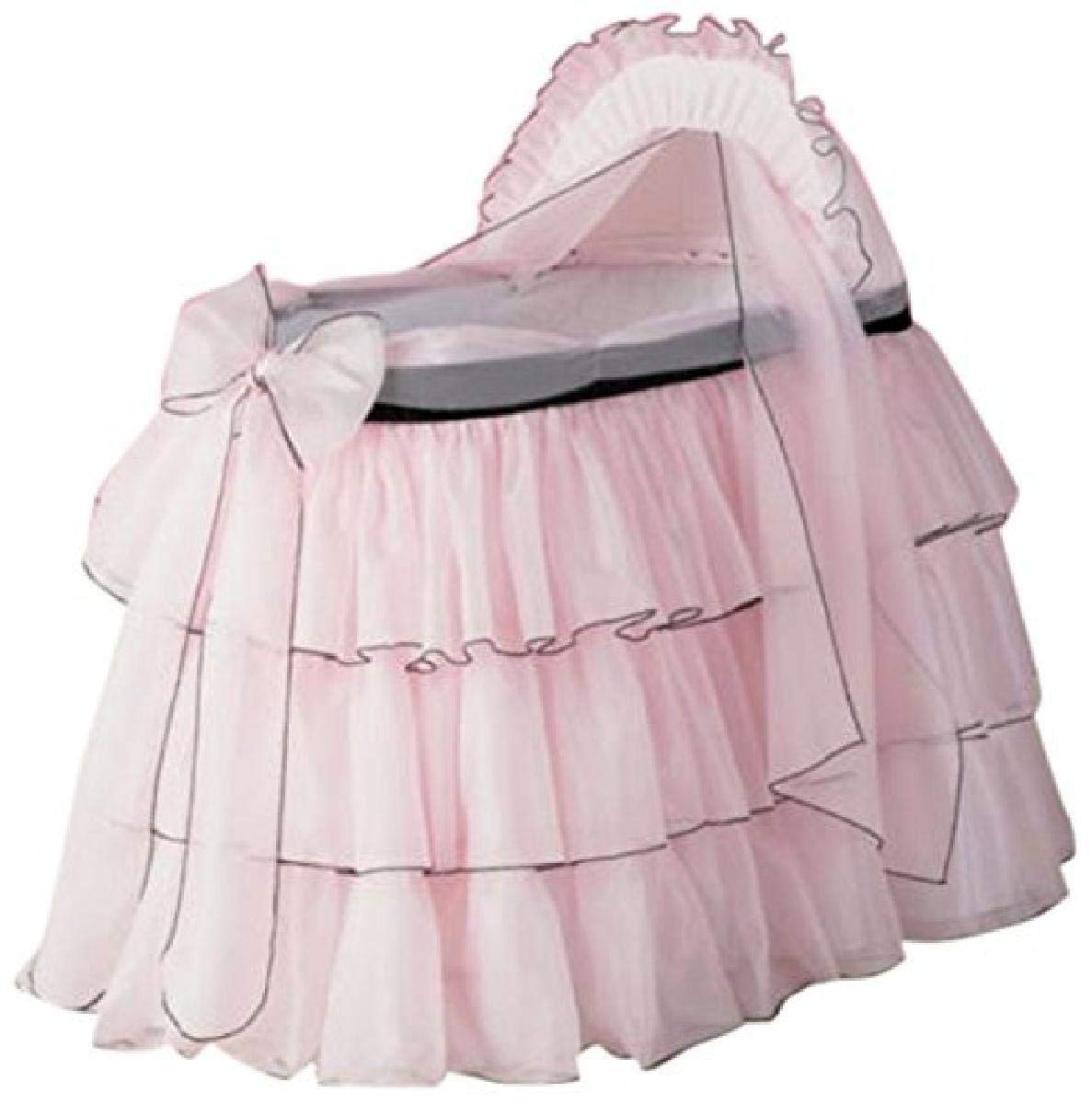 pink baby bassinet