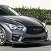 Front Bumper Lip Spoiler Compatible with 2014-2017 Infiniti Q50, Unpainted ABS Lip Spoiler Bodykit Splitter Diffuser Air Dam Chin Diffuser by IKON MOTORSPORTS, 2015 2016
