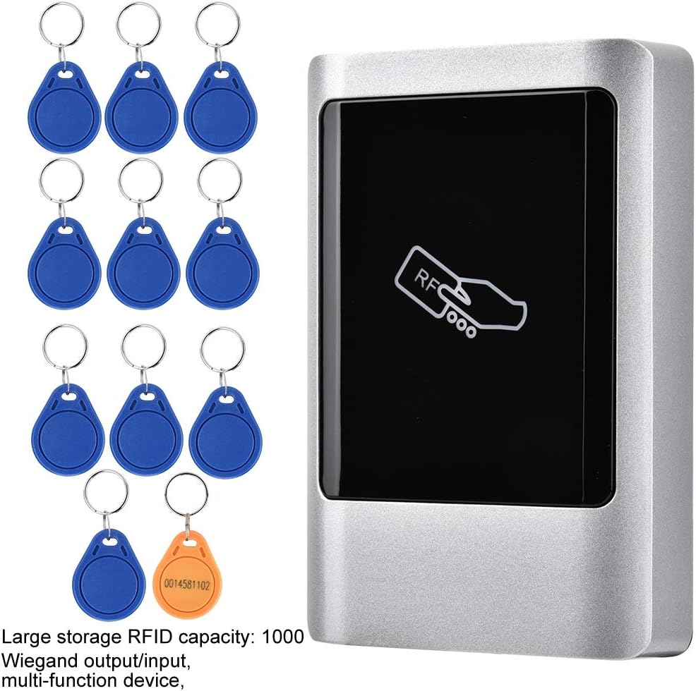 125KHz/13.56Mhz RFID Card Reader, Waterproof Door Access Management ID/IC Card Reader, Support Card, Passwor - Image 5