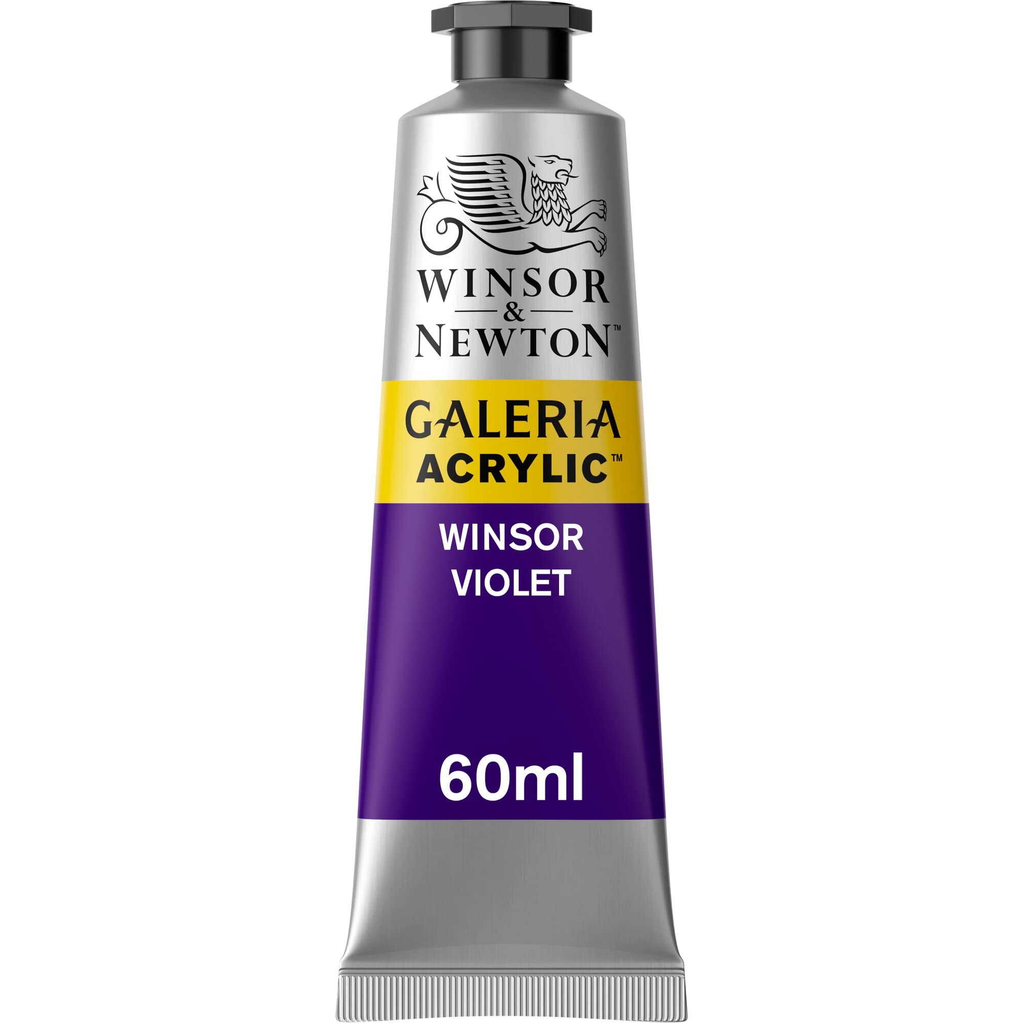 Winsor & Newton 2120728 Galeria Acrylic Paint, High Pigmentation, Non-fading, Butter Consistency, 60 ml Tube - Winsor Purple — image 1