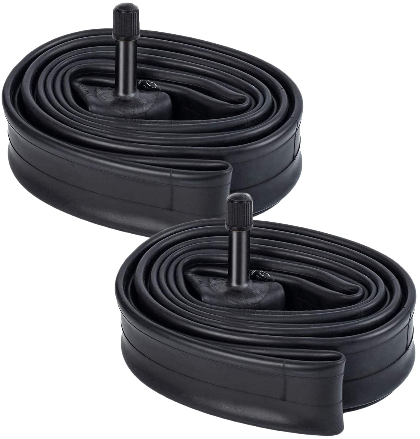 Photo 1 of YUNSCM 2-PCS 18" Bike Tire Tubes 18 x 2.125/2.40 AV Schrader Valve 57/64-355 Inner Tubes Compatible with 18x2.125/2.2/2.25/2.3/2.35/2.40 Bike Bicycle Tires Tubes