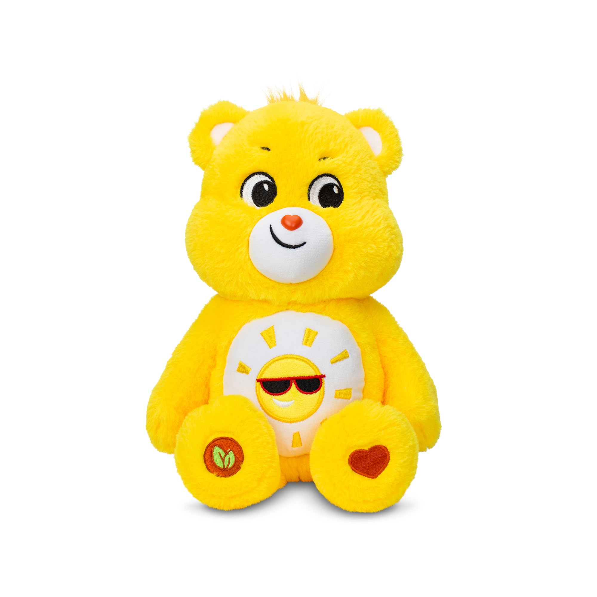 Care Bears | Funshine Bear 35cm Medium Plush | Collectable Cute Plush Toy, Cuddly Toys for Children, Soft Toys for Girls and Boys, Cute Teddies Suitable for Girls and Boys Ages 4+ | Basic Fun 22087
