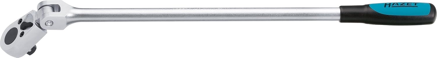 Cricchetto reversibile HAZET 916GL, testa del cricchetto orientabile di 180, uscita: quadro 12,5 mm (1/2 pollice)