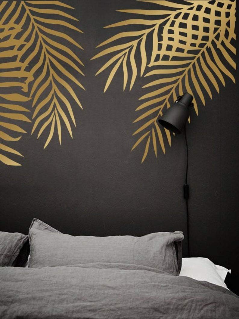 Extra LARGE Palm Leaf Decals Monstera Wall Decals