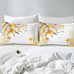Erosebridal Fall Leaves Comforter Set Queen