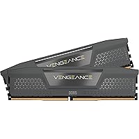 CORSAIR VENGEANCE DDR5 32GB (2x16GB) DDR5 6000MHz CL30 AMD EXPO Intel XMP iCUE Compatible Computer Memory – Gray (CMK32GX5M2B