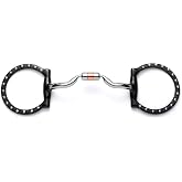 Cavalon D-Ring Low Port Capsule Silver Dotted Snaffle Bit