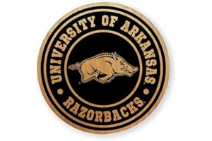 SPORT TOWN NCAA Alderwood Round Coasters - Set of 4