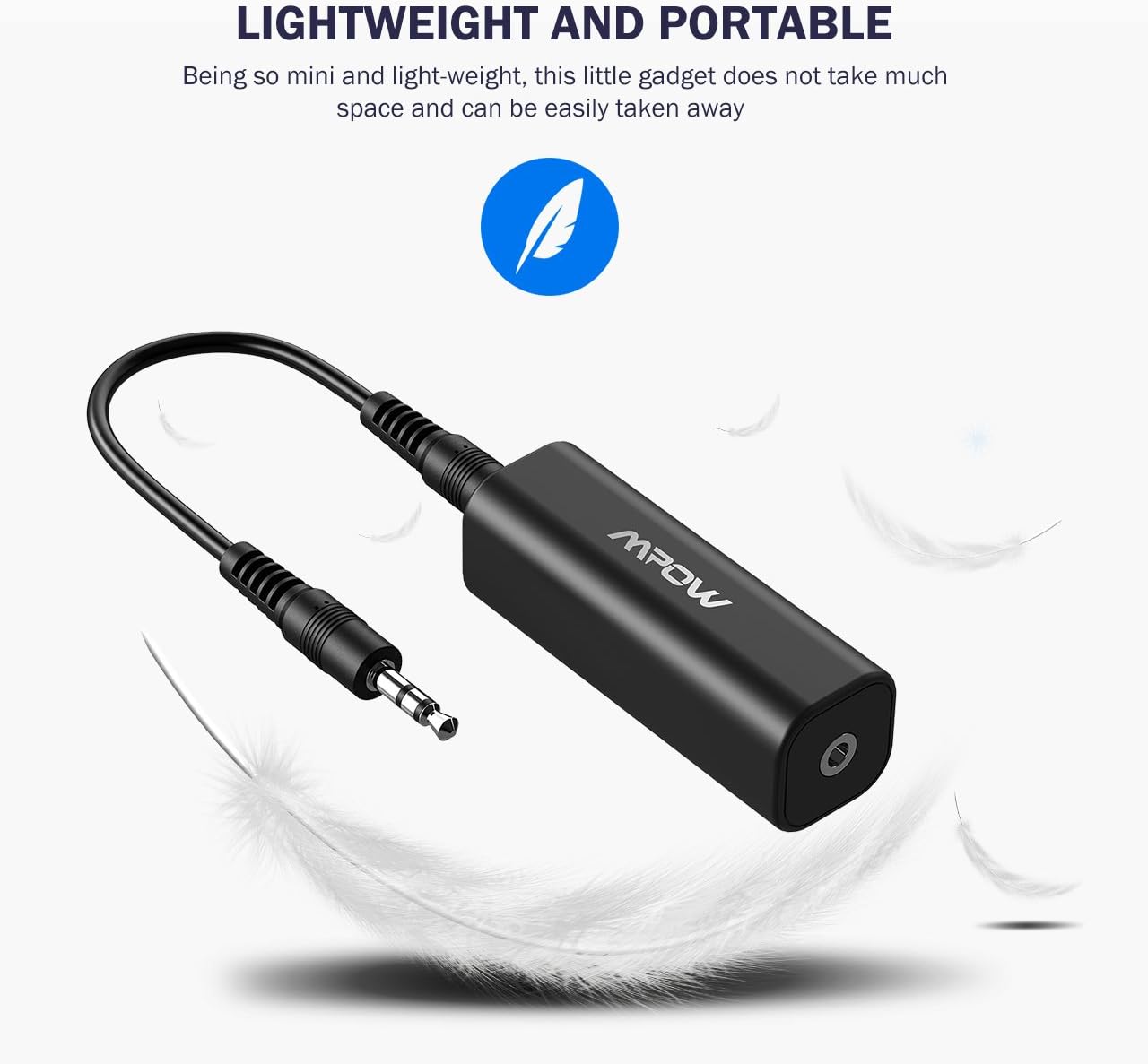 Amazon Com Mpow Ground Loop Noise Isolator For Car Audio Home Stereo System With 3 5mm Audio Cable Black