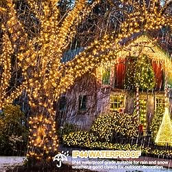 ROADAYLY Outdoor Christmas String Lights 1000 LED