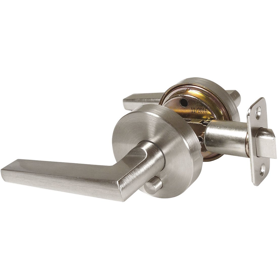 Designers Impressions Madison Design Contemporary Satin Nickel Passage Euro Door Lever Hardware (Hall and Closet)