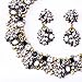 Jane Stone Leaf Ear Cuffs 14K Gold Plated Ear Jacket Sterling Silver Climber Earrings for Women (1)