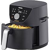Toshiba 5.5QT Air Fryer with Heat-Q Technology, Quick and Easy Meals, 8 Preset Menus and Menu-IQ Function, 1-Degree Fahrenhei