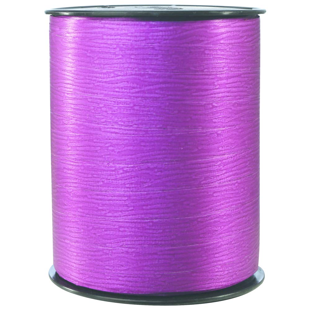 Clairefontaine 601509C - One Roll of Matte Ribbon - Dimensions: 250mx10mm - Colour: Peony Pink - Decorative gift ribbon, DIY, Gift wrapping Accessories