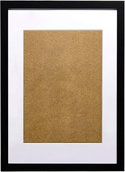 Sild A3 Frame With Mount For A3 Picture Frames Certificate Frame Or Poster Frame Black Photo Frame Wood Frame Plexiaglass Window With White Picture Mount For Frame Amazon Co Uk Kitchen Home