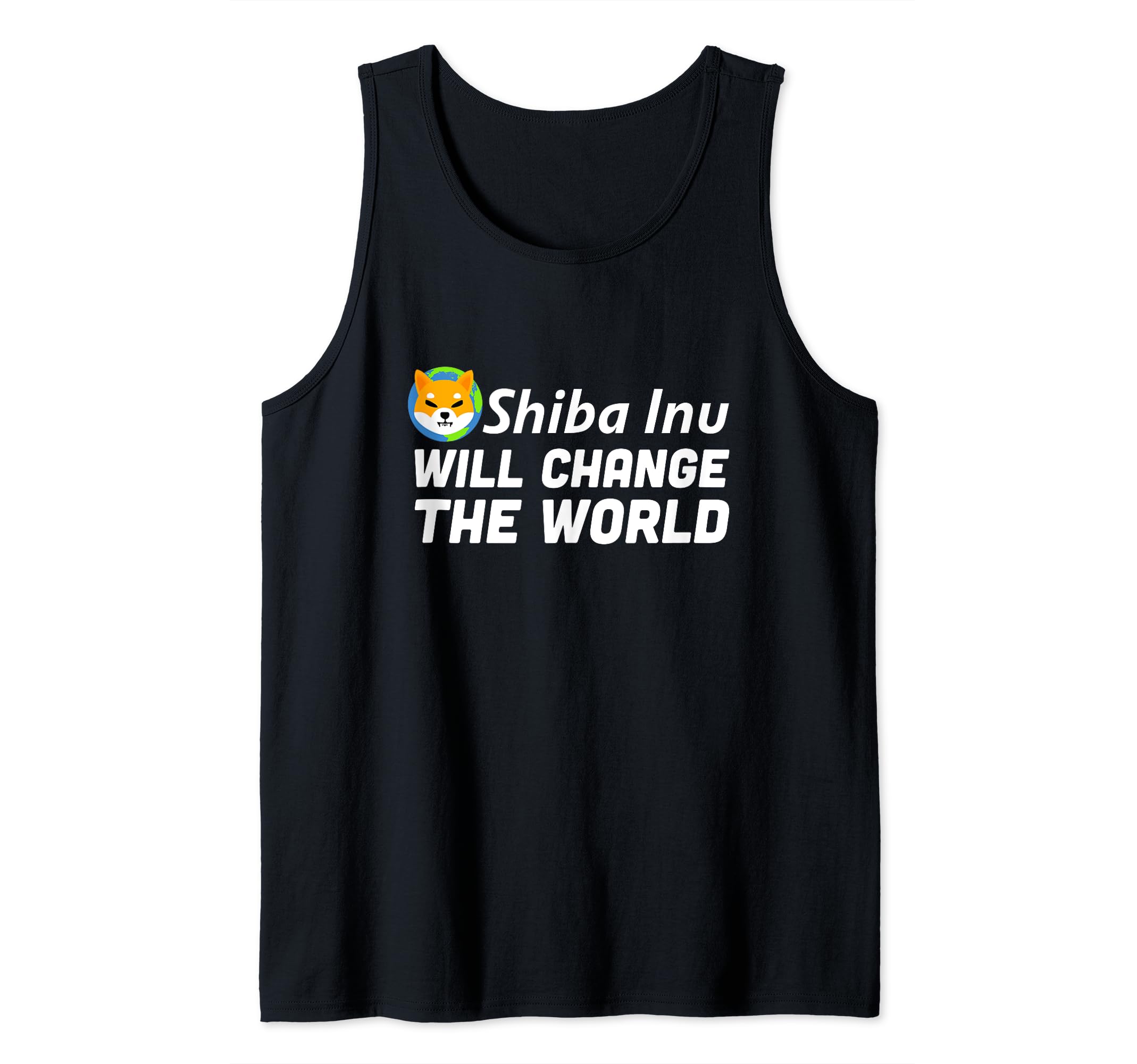 Shiba Inu Will Change A World Cryptocurrency Coin HODL Humor Tank Top