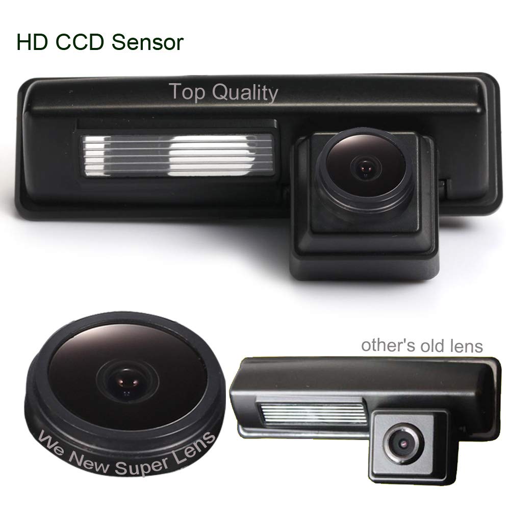 Dynavsal 1280x720 Pixel 1000TV Lines Starlight Super Pro Lens Backup Camera, Night Vision Car Rear View Reverse Camera for Toyota Vios/Picnic/Echo Verso/Harrier/Altezza/camry/Prius/Lexus/Ipsum/Avensis