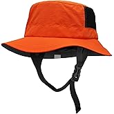 Seektop Surf Bucket Hat with UPF 50+ UV Protection, Waterproof Sun Hat with Adjustable Chin Strap for Surfing, Water Sports